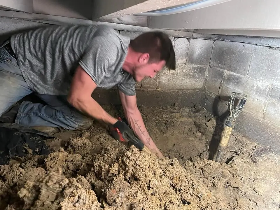 Crawl space moisture problem being worked on by Seal Tight